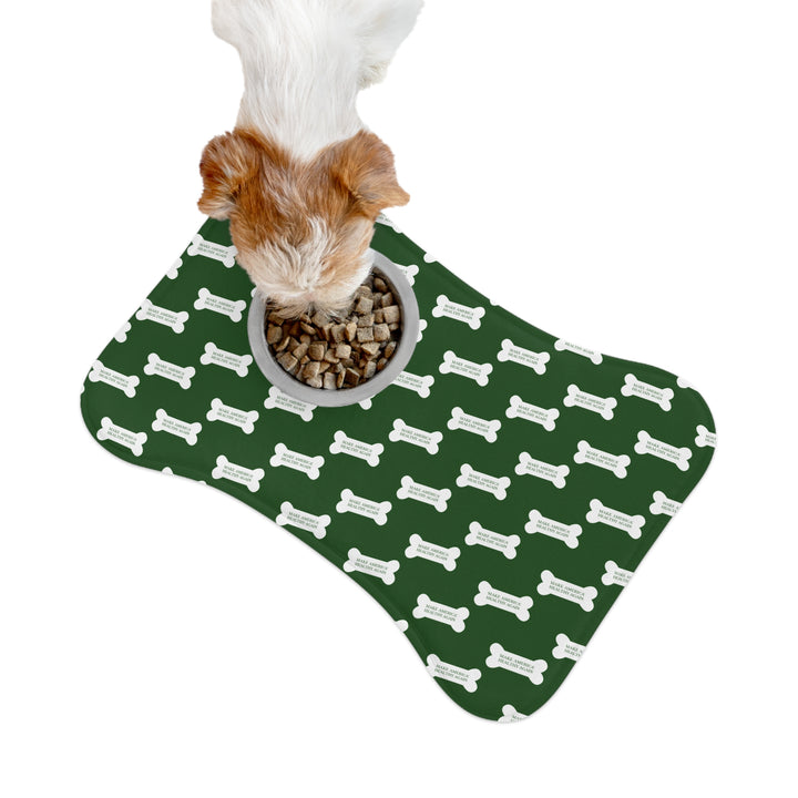 Make America Healthy Again™ Dog Bone Green Pet Feeding Mat