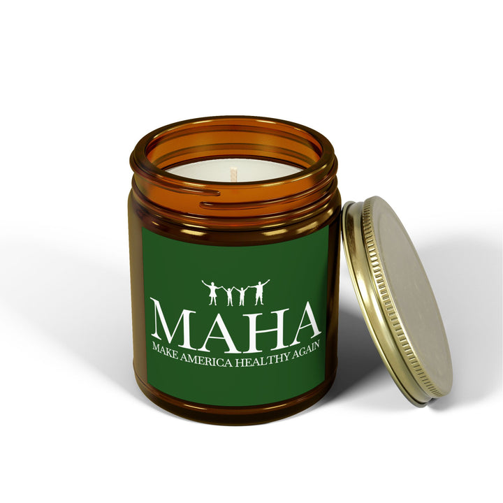 MAHA Action Scented Candle - Coconut Apricot Wax (4oz, 9oz)