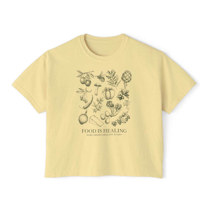 Food is Healing Women's Boxy Tee