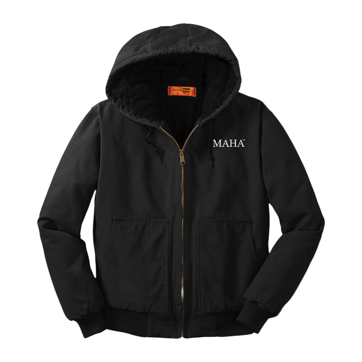 MAHA™ Embroidered Men's Hooded Work Jacket