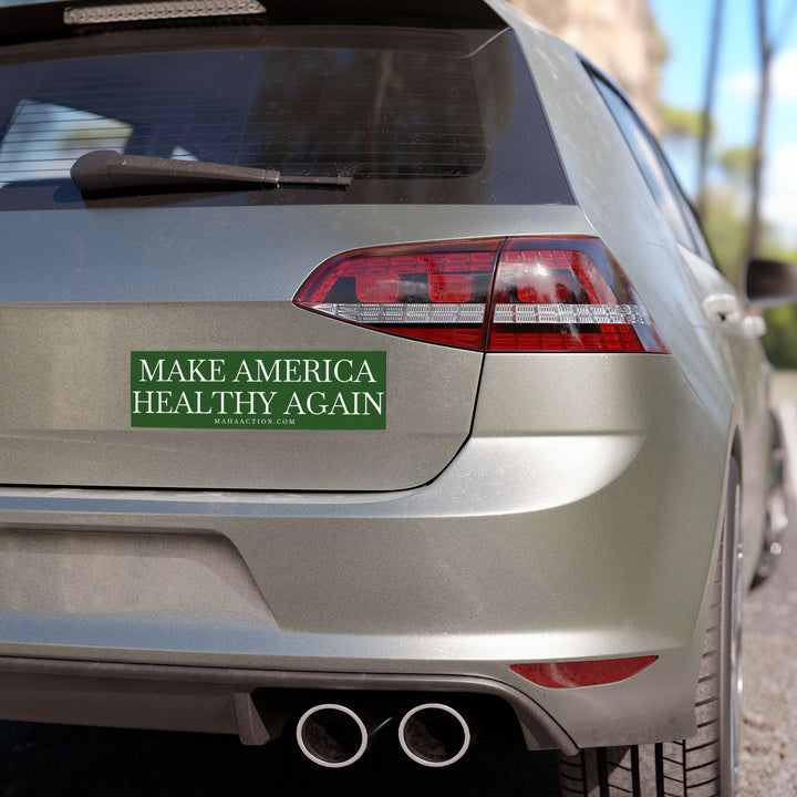 Make America Healthy Again Green Car Magnet