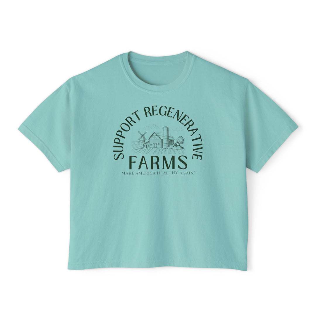 Support Regenerative Farms Women's Boxy Tee