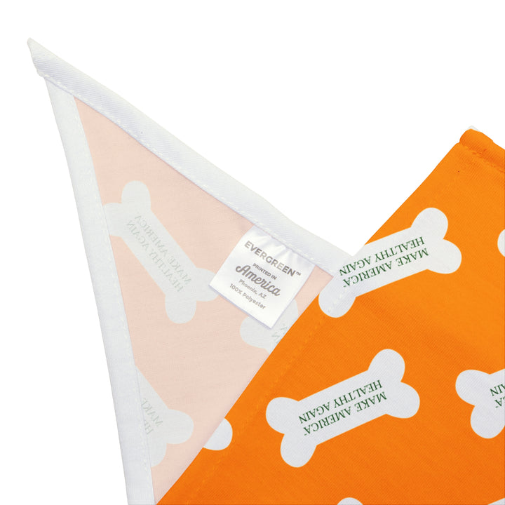 Make America Healthy Again™ Dog Bone Yellow Pet Bandana