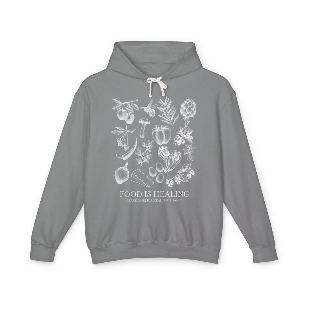Food is Healing Unisex Lightweight Hoodie