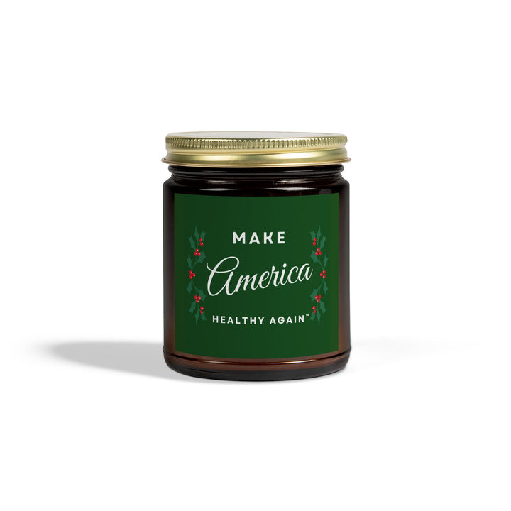 Make America Healthy Again™ Holiday Scented Candles, Coconut Apricot Wax (4oz, 9oz)
