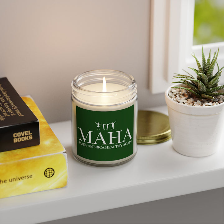 MAHA Action Scented Candle - Coconut Apricot Wax (4oz, 9oz)
