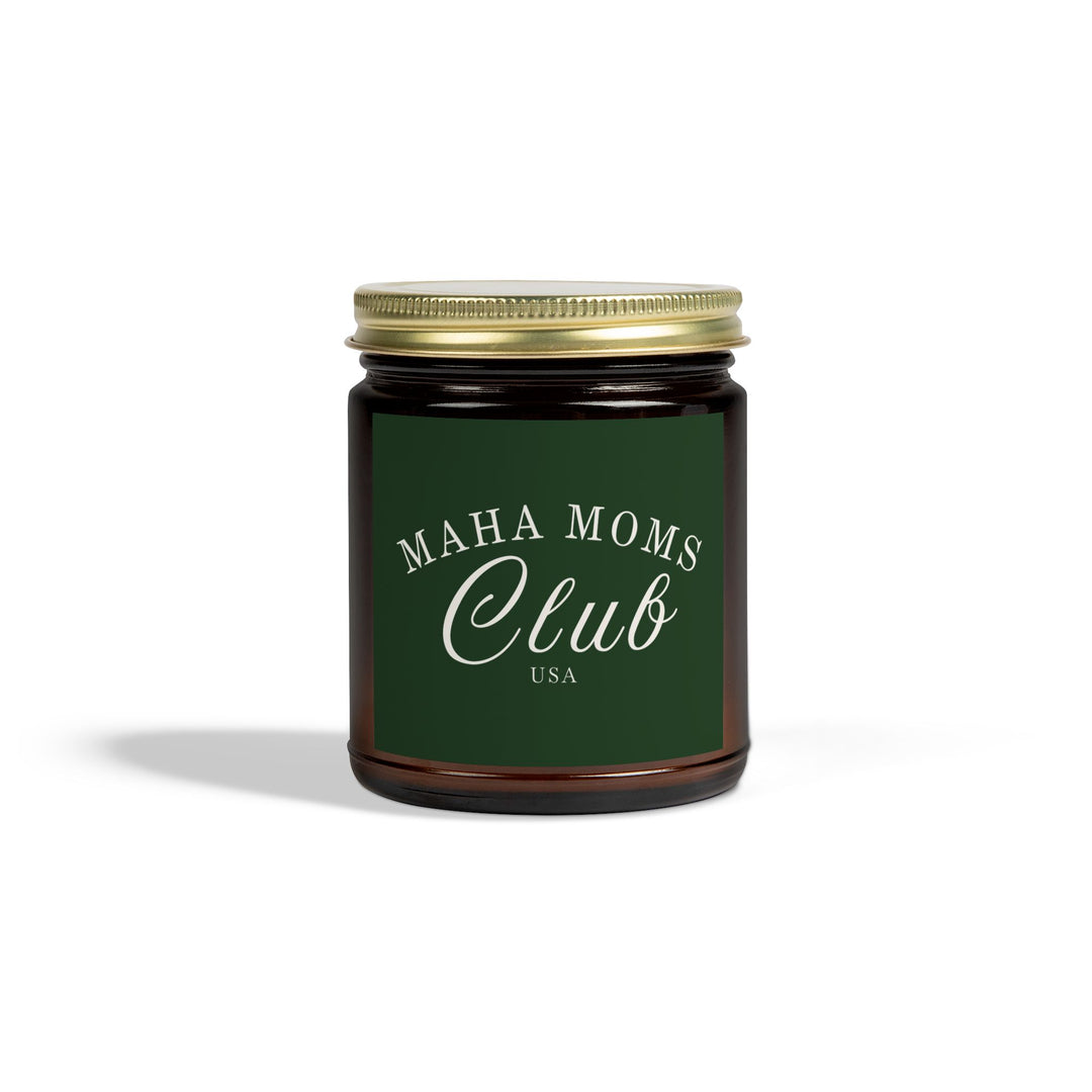 MAHA Moms Club Coconut Apricot Scented Candle -(4oz & 9oz)