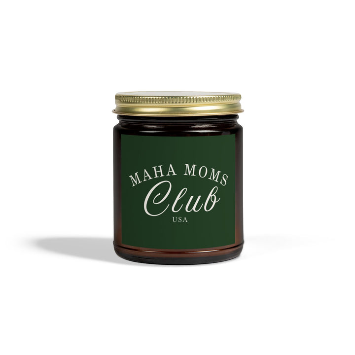 MAHA Moms Club Coconut Apricot Scented Candle -(4oz & 9oz)