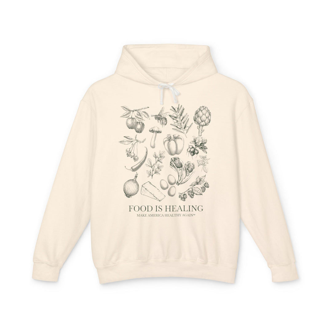 Food is Healing Unisex Lightweight Hoodie