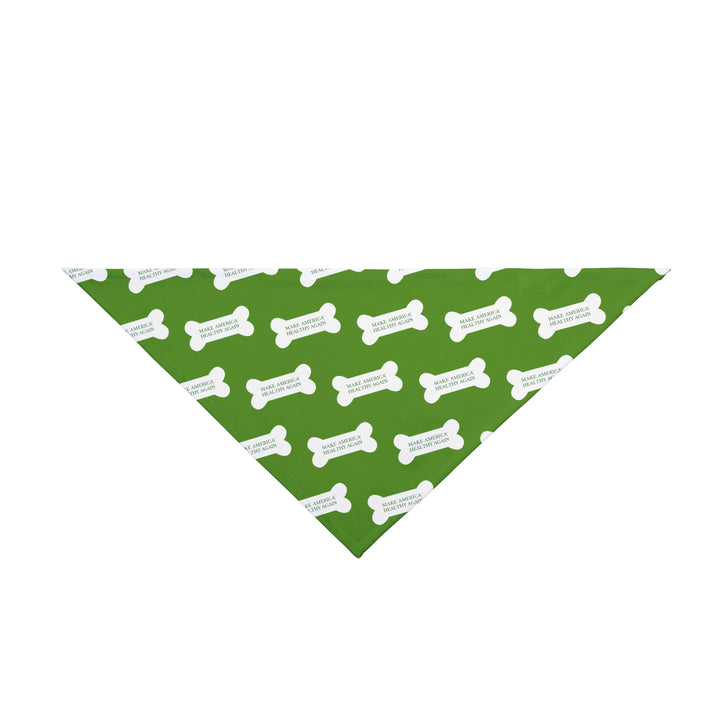 Make America Healthy Again™ Dog Bone Light Green Pet Bandana