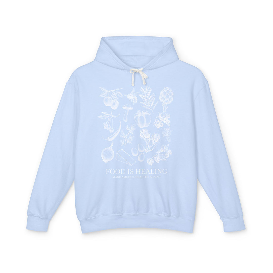 Food is Healing Unisex Lightweight Hoodie