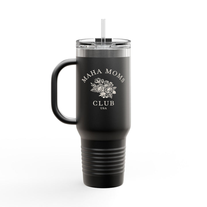 Maha Moms Club Flowers Insulated Travel Mug 40oz