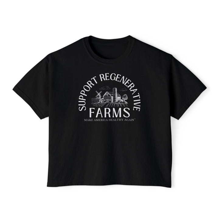 Support Regenerative Farms Women's Boxy Tee