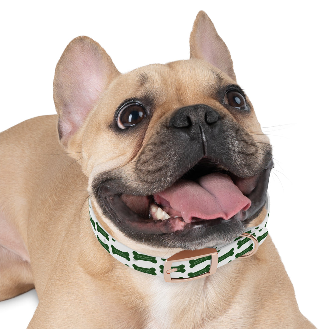 Make America Healthy Again™ Dog Bone White Pet Collar