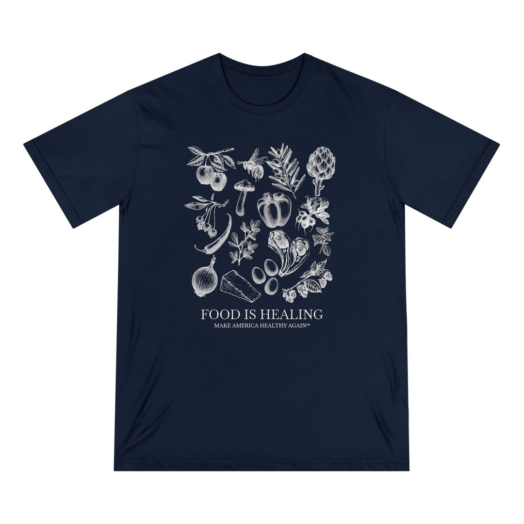 Food Is Healing Unisex 100% Organic Cotton Tee