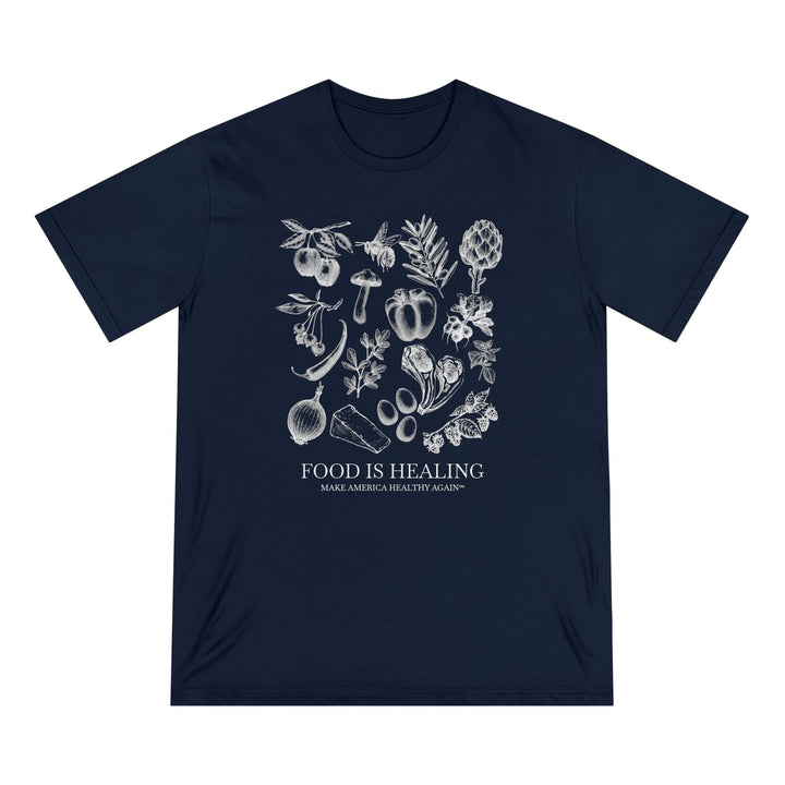 Food Is Healing Unisex 100% Organic Cotton Tee