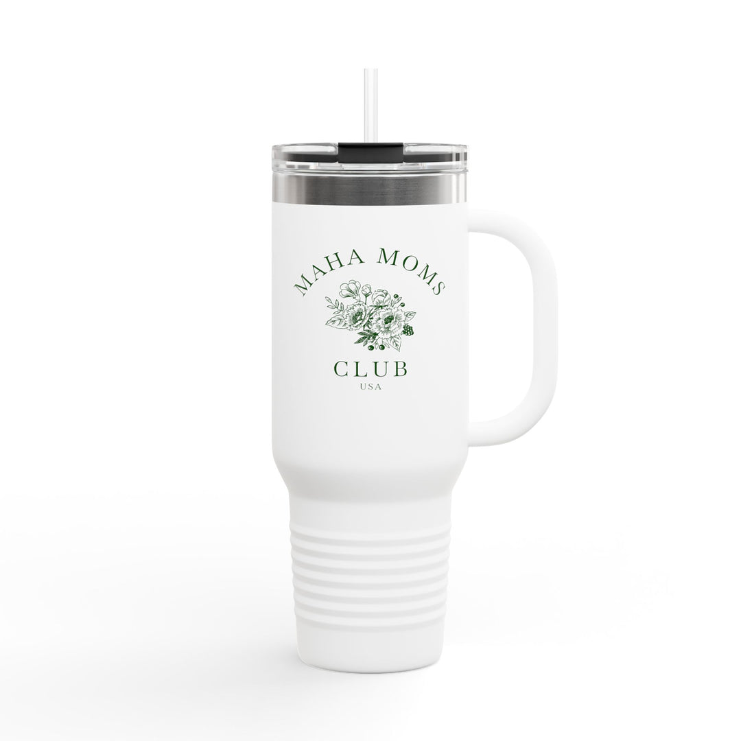 Maha Moms Club Flowers Insulated Travel Mug 40oz