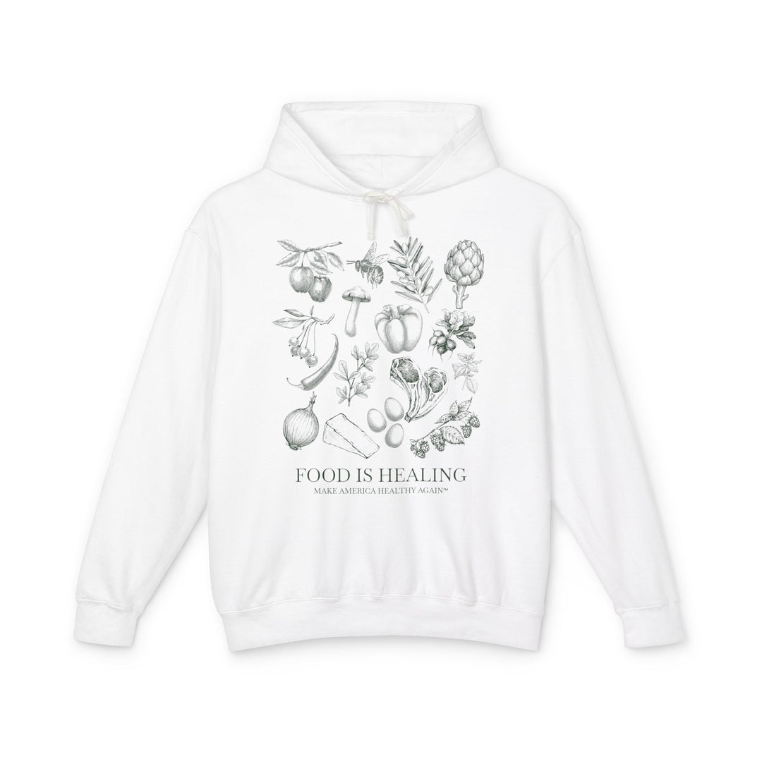 Food is Healing Unisex Lightweight Hoodie