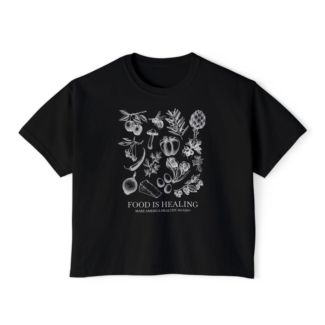 Food is Healing Women's Boxy Tee