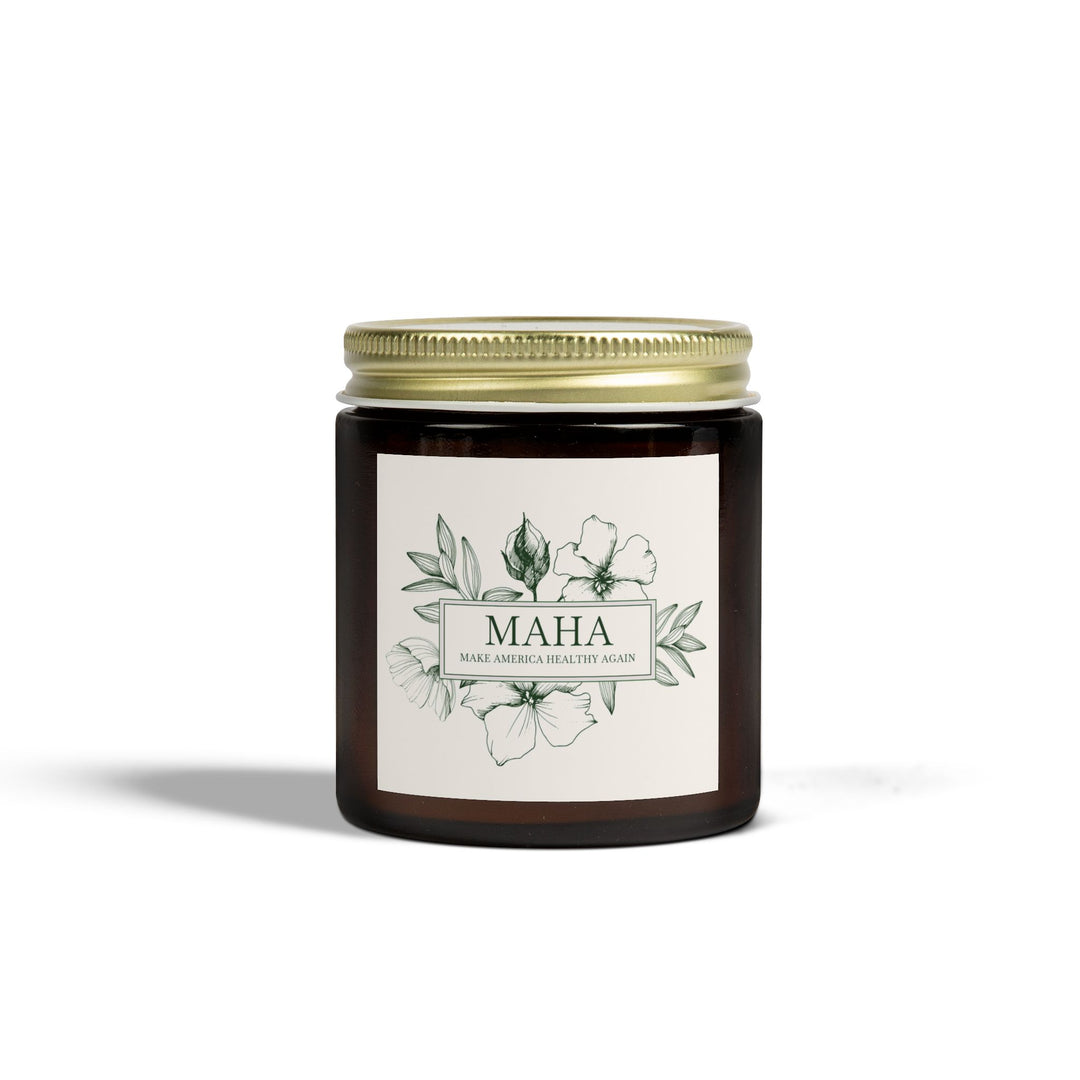 MAHA Spring Scented Coconut Apricot Wax Candles