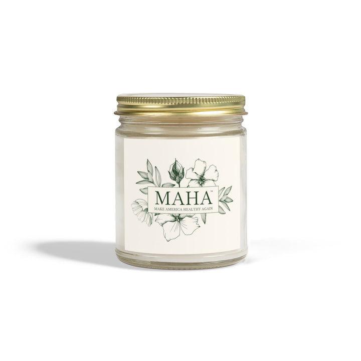 MAHA™ Flowers Scented Coconut Apricot Wax Candles