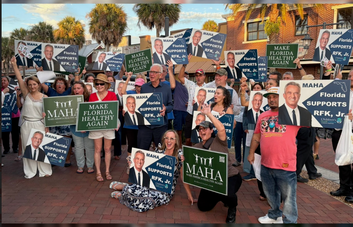 Make Florida Healthy Again Yard sign